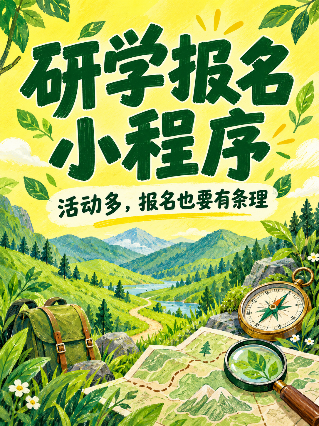 研学小程序，把一季活动排给家长看