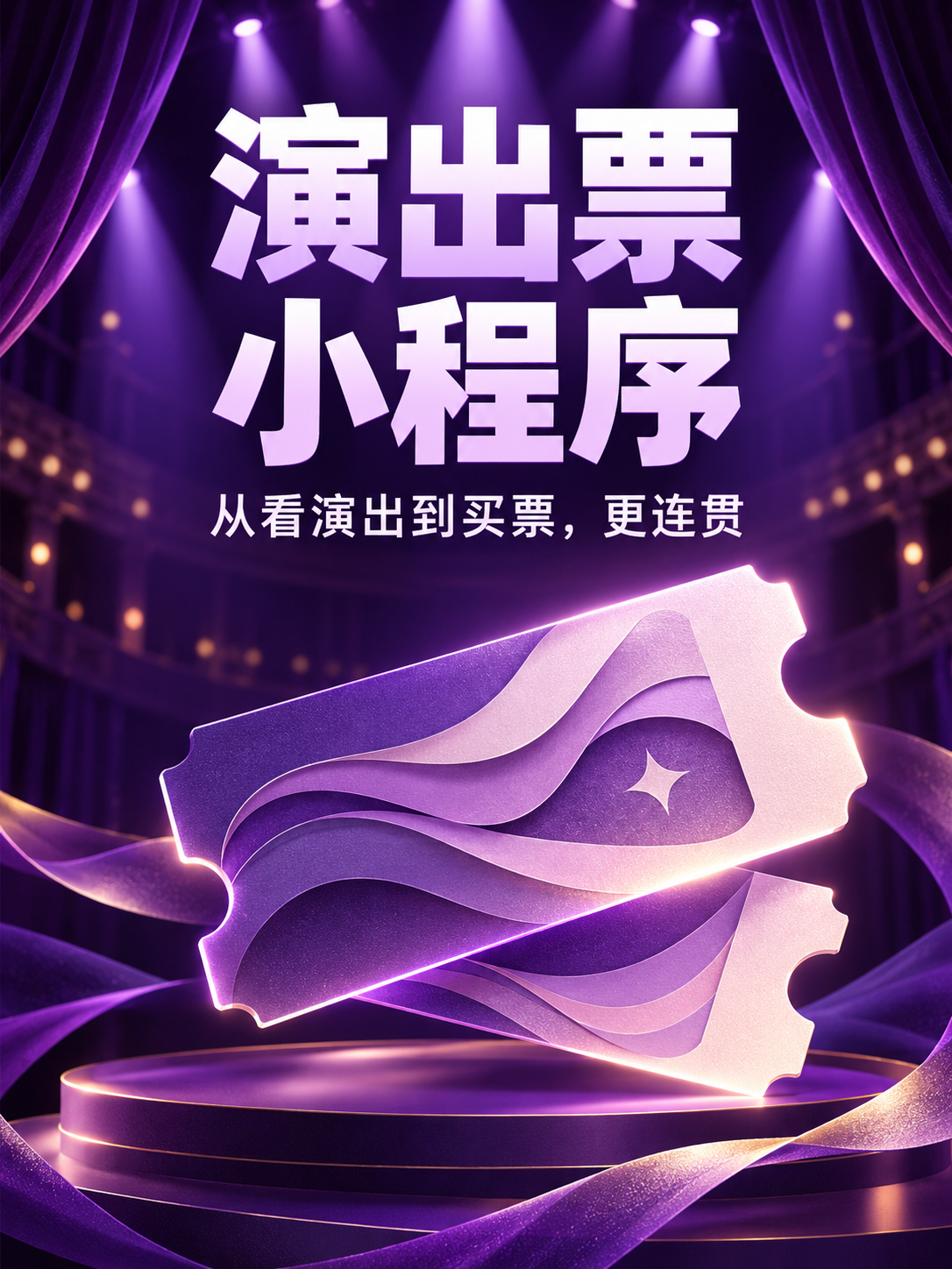 演出票务小程序,把排期变成橱窗