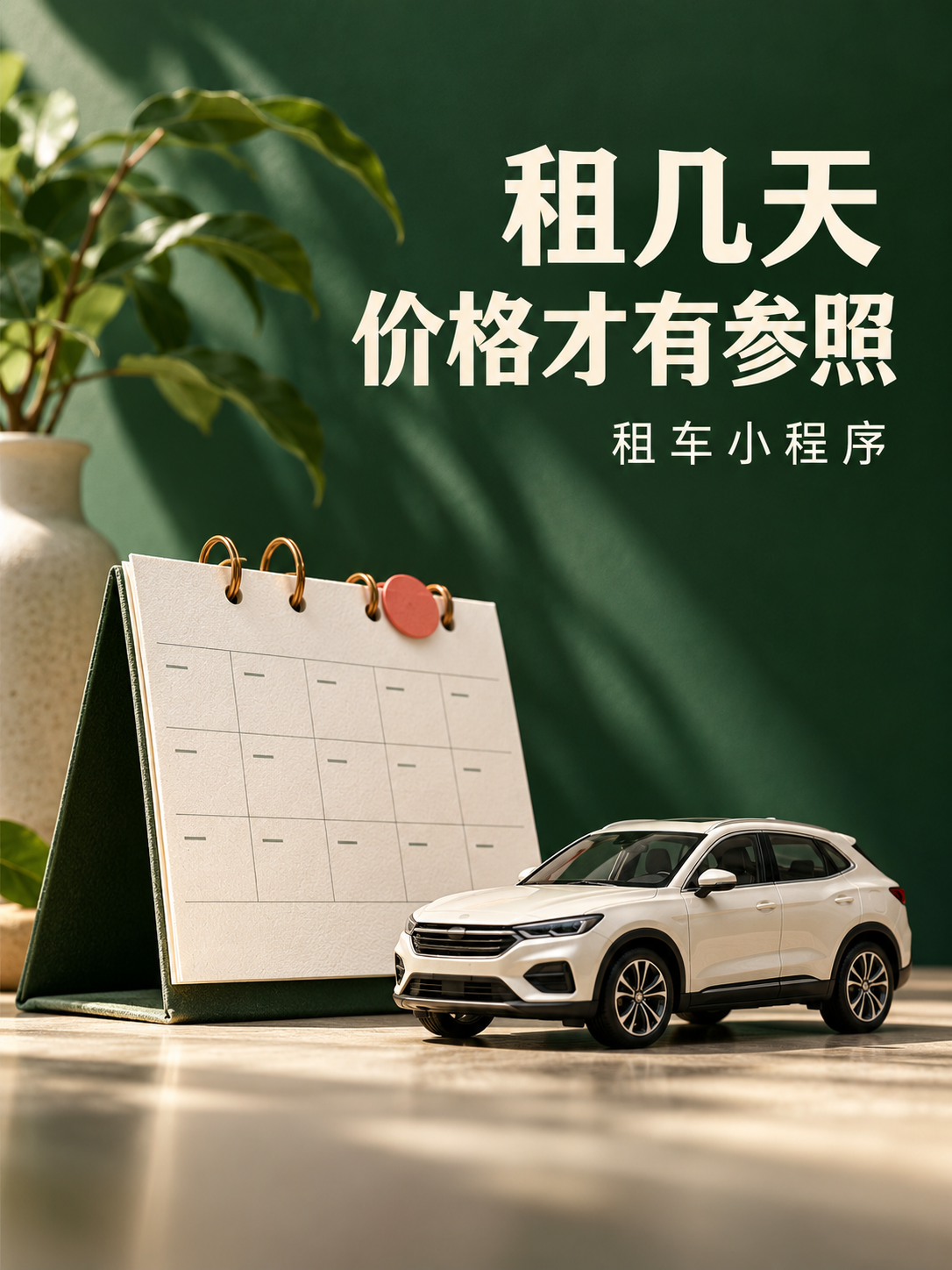 租车小程序,报价先对上用车日期