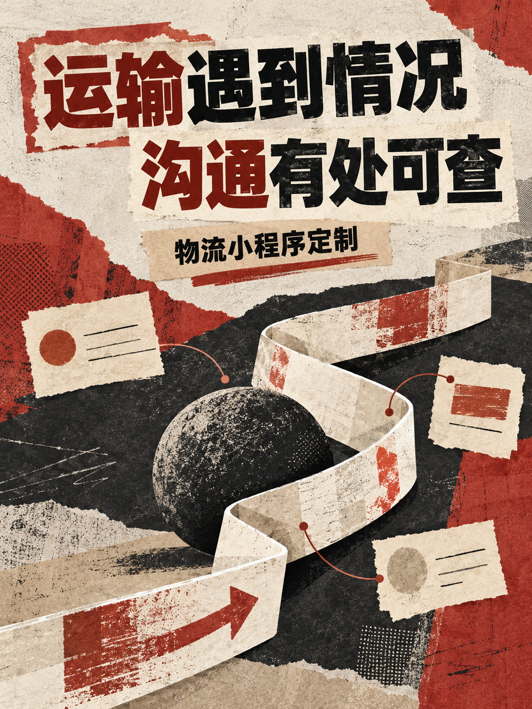 物流小程序,遇到异常怎么说清楚