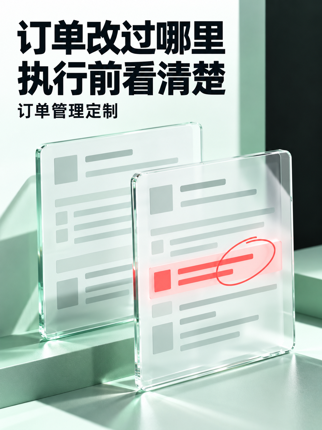 订单管理定制,把变更依据留下