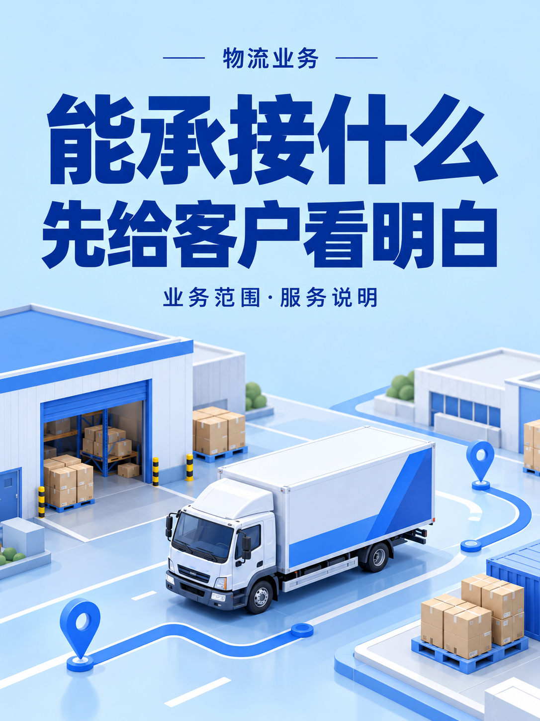 物流小程序,先讲清承接范围