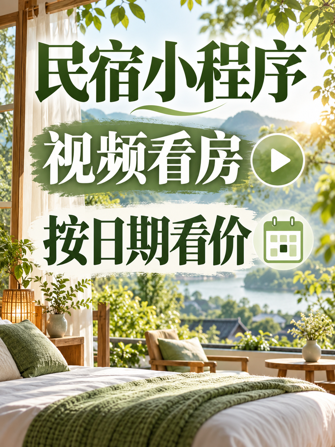 民宿小程序,视频看房按日看价