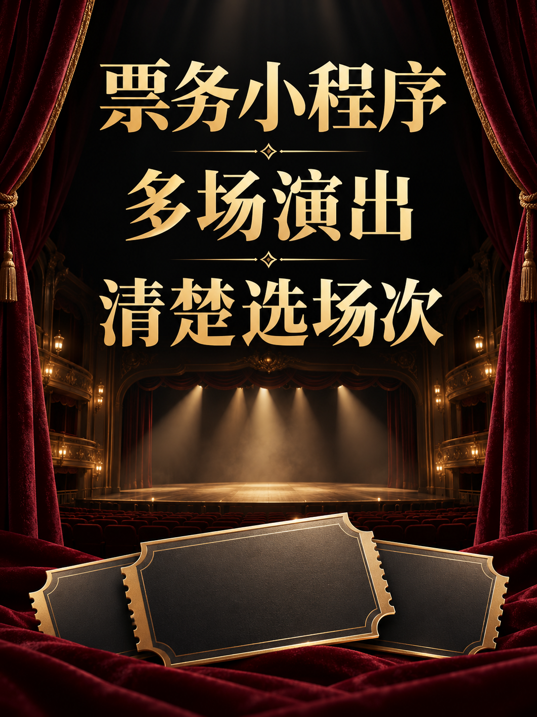 演出票小程序，多场演出清楚选