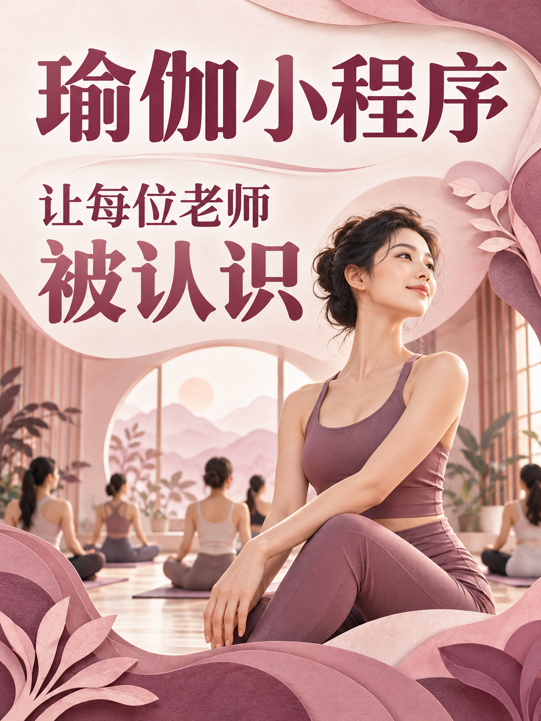 瑜伽小程序,别让老师介绍只剩一张照片