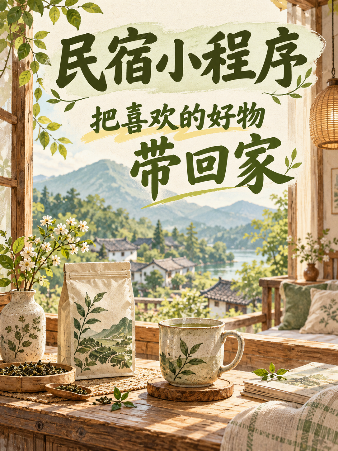 民宿小程序,客人喜欢的好物也能带走