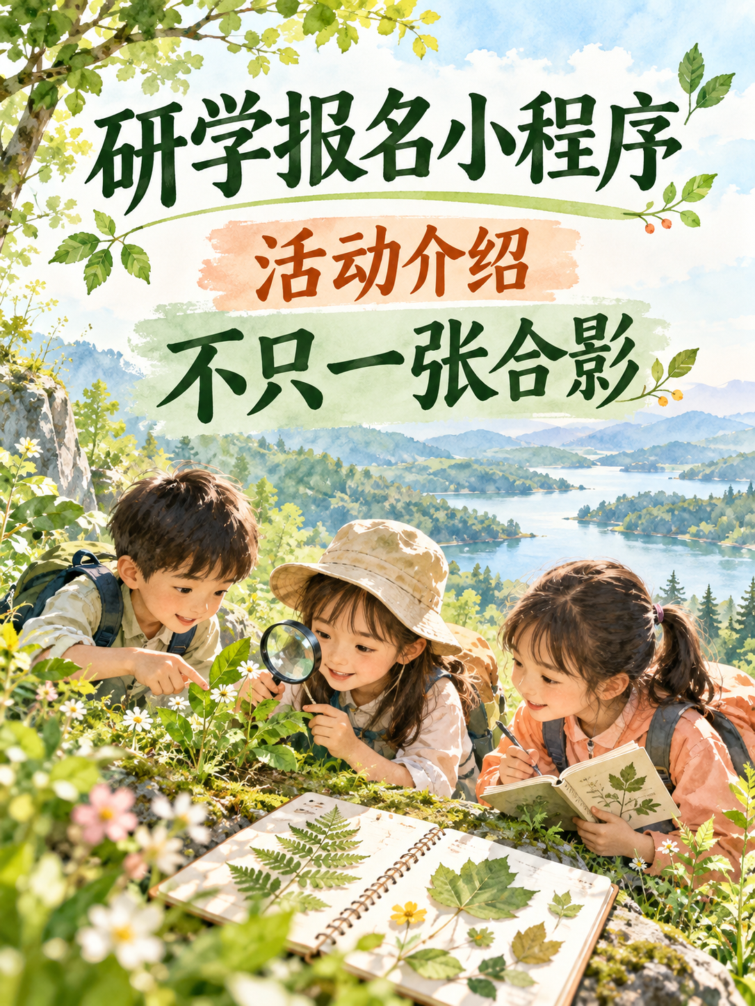 研学报名小程序,合影之外还要展示什么