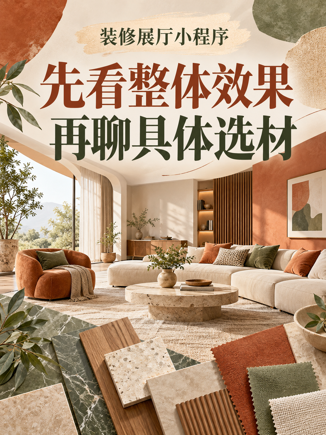 装修展厅小程序,先让客户看懂整体效果