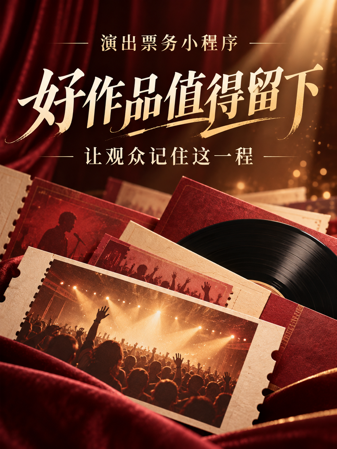 演出票务小程序，好作品别演完就找不到