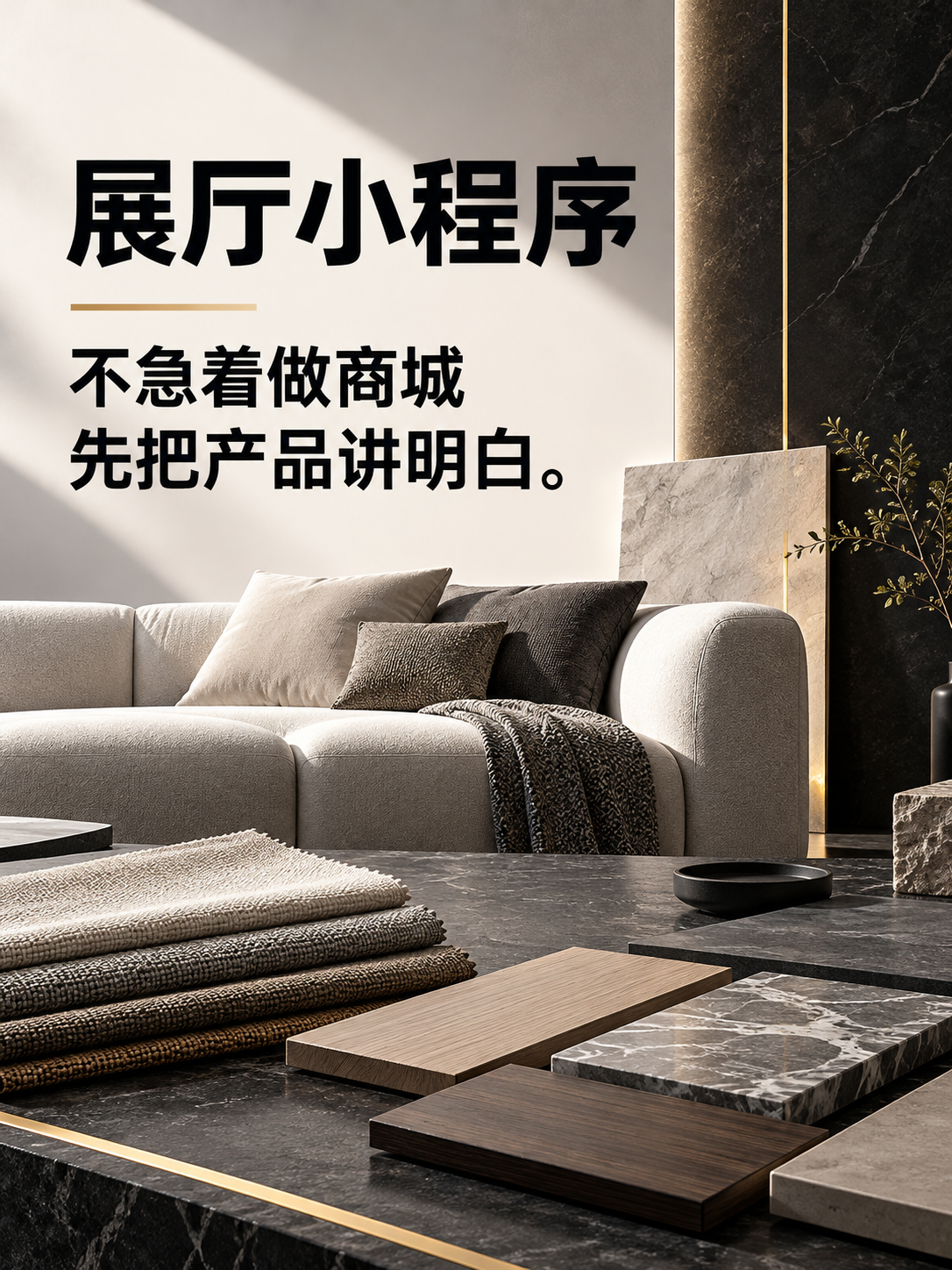 展厅小程序,不卖货也能帮助销售