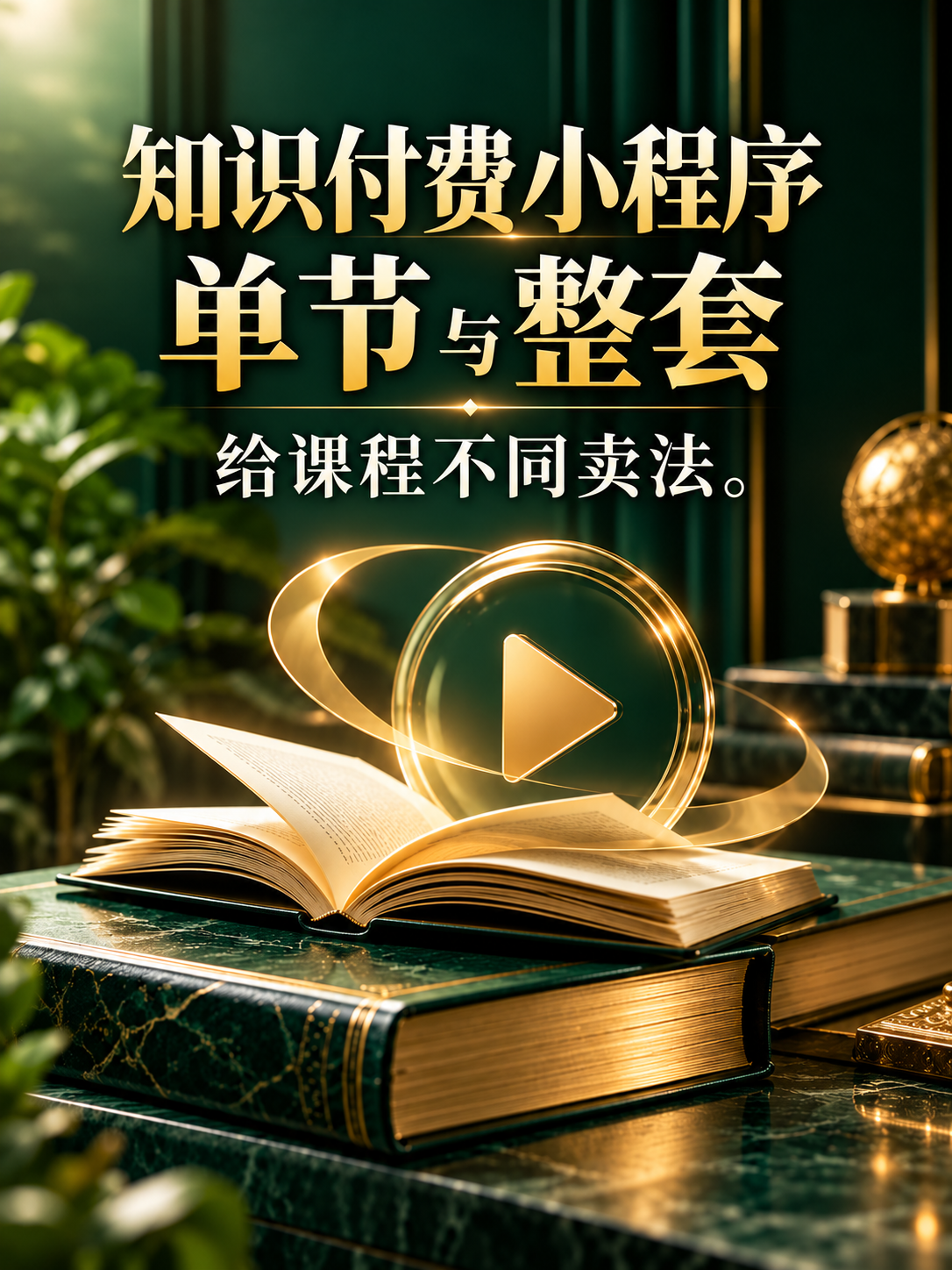 知识付费小程序，一门课不必只有一种卖法