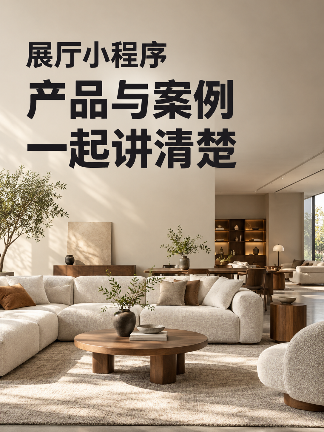 展厅小程序,产品好看还要看怎么搭