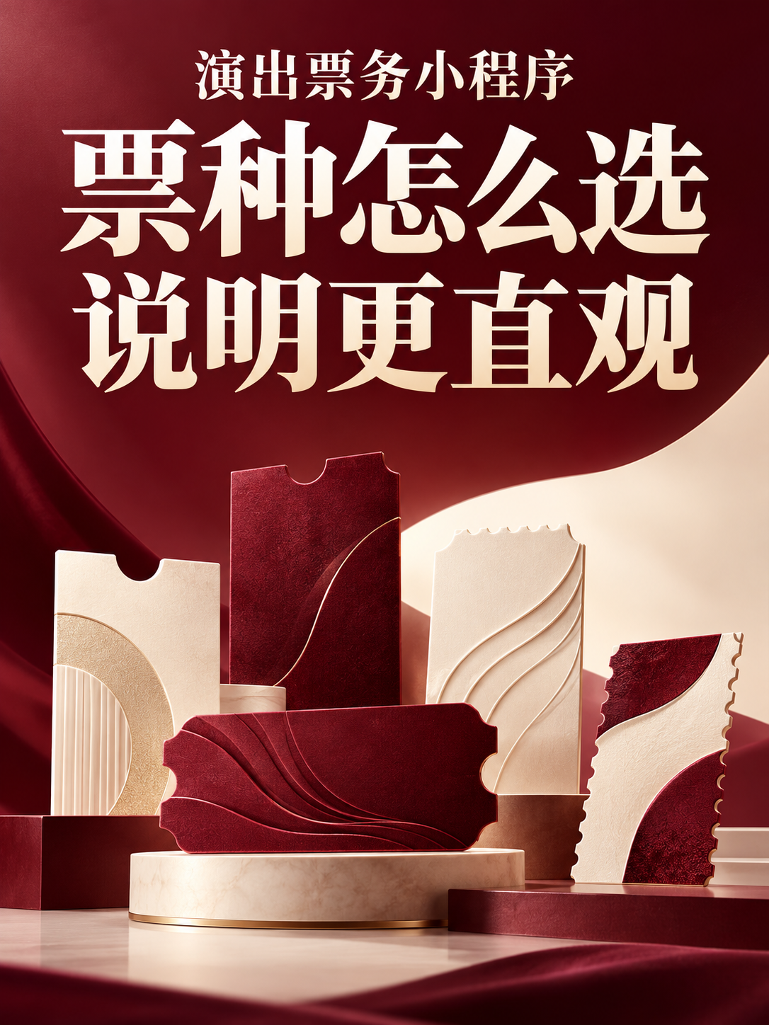演出票务小程序,票种差别别让观众猜