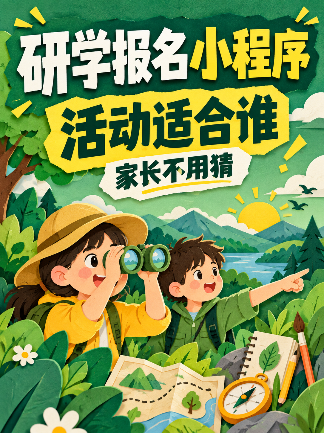 研学报名小程序，活动适合谁别只写年龄