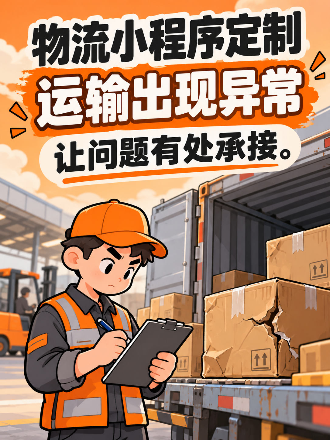 物流小程序,运输异常有处说明