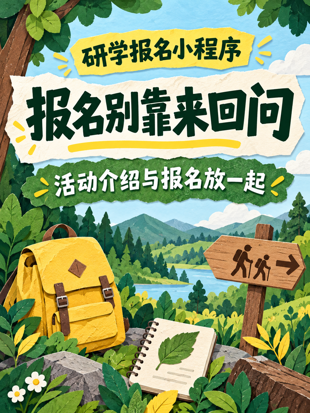 研学报名小程序,报名别来回问