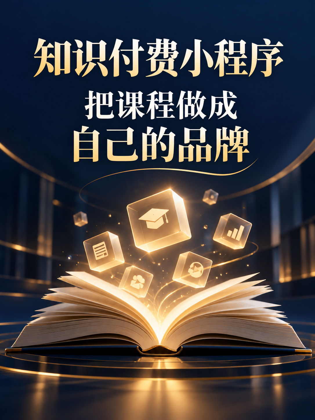 知识付费小程序,课程积累成品牌