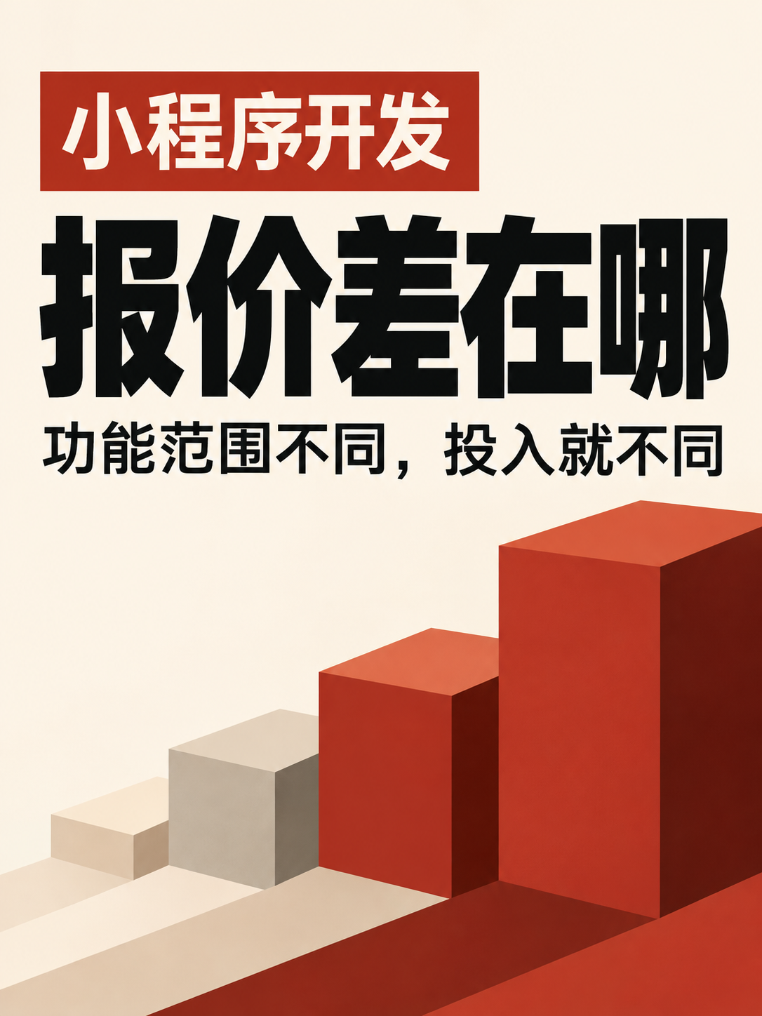 小程序开发,报价差在哪