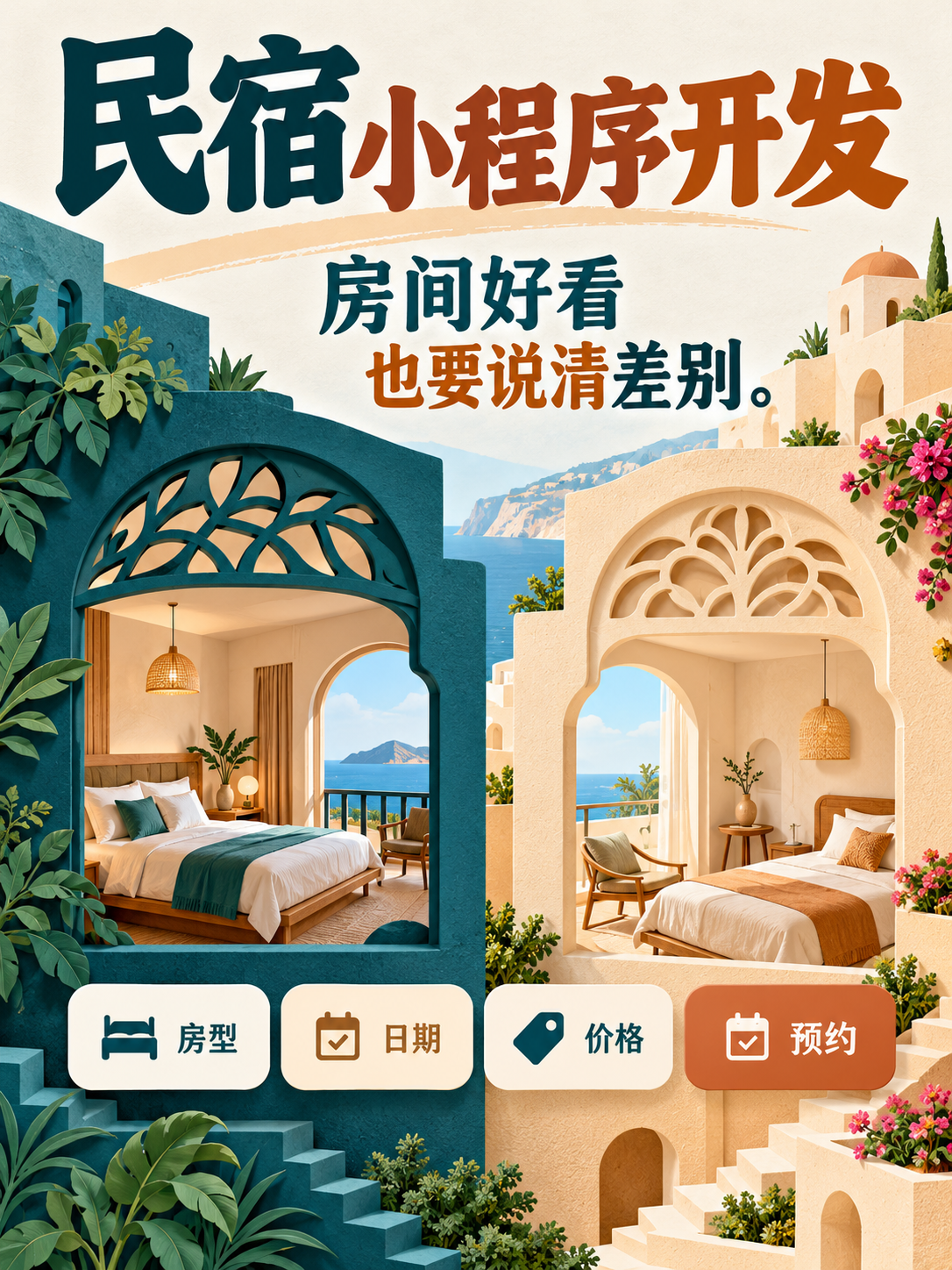 民宿小程序,房型差别要看得见