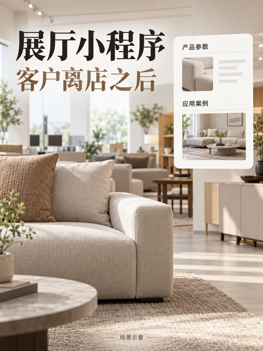 展厅小程序，客户离店后怎么跟进