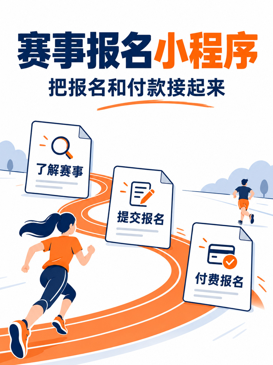 赛事报名小程序要解决哪些忙乱