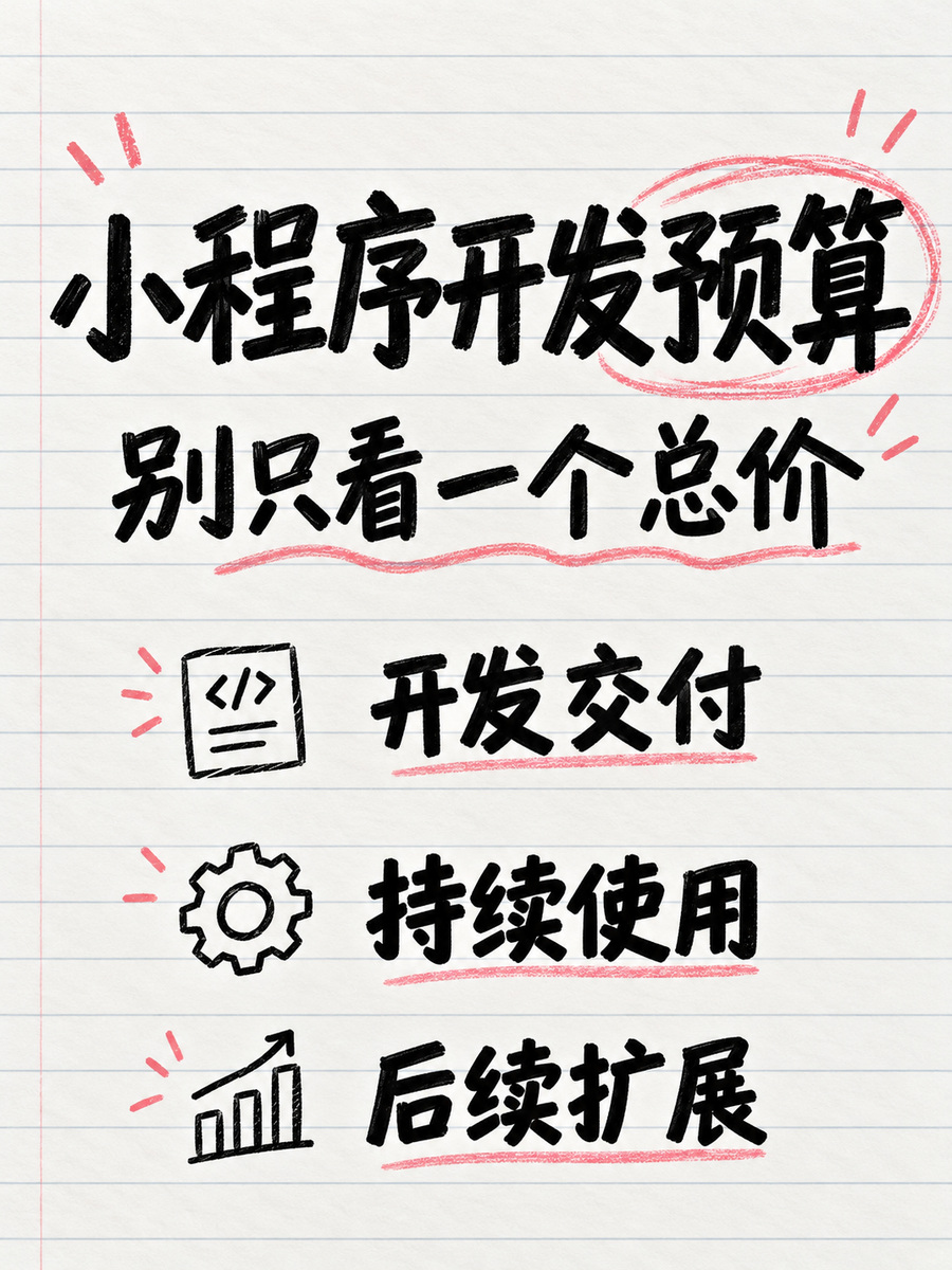 小程序开发预算，别只问一个总价