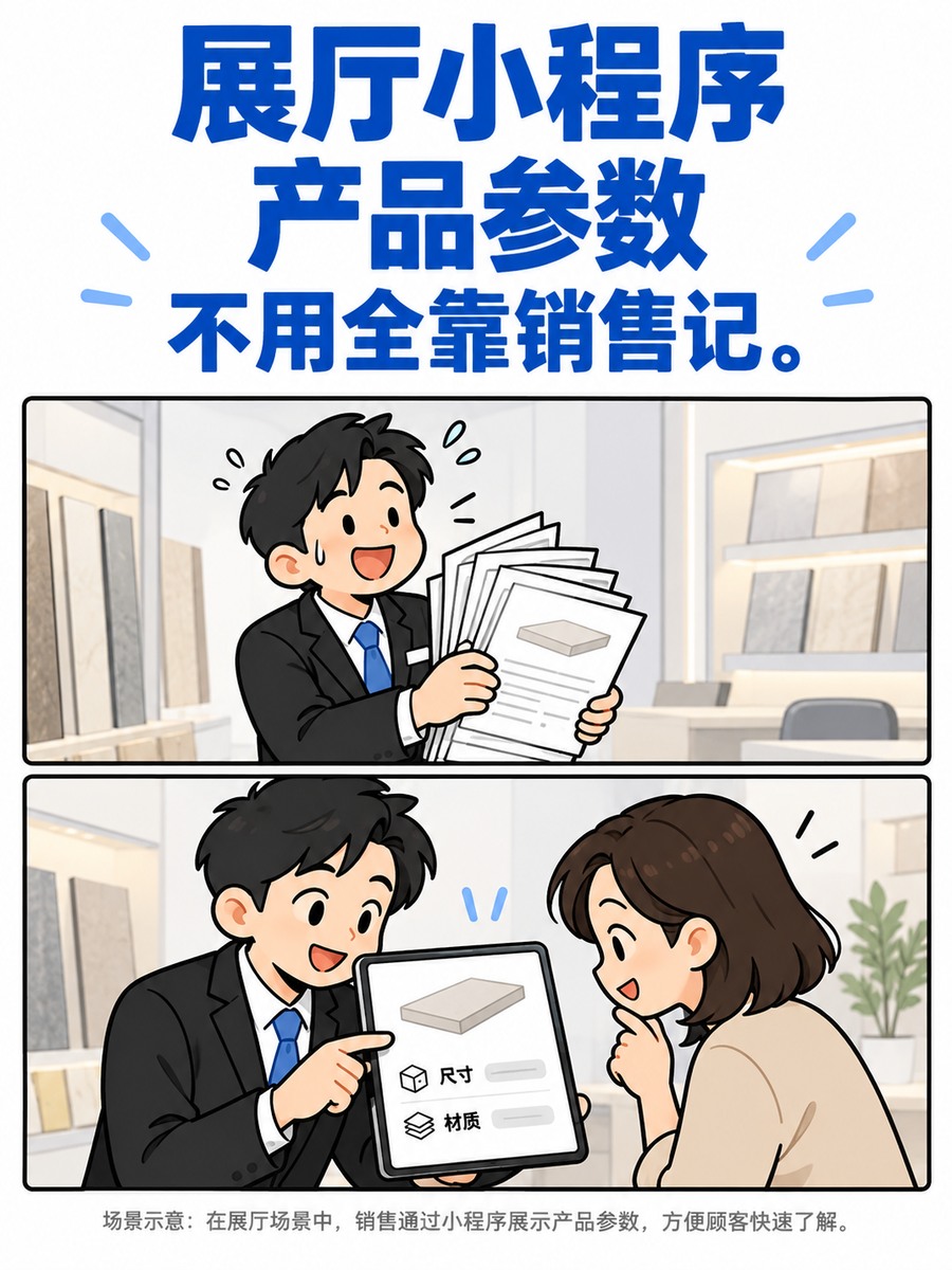 展厅小程序怎样减少重复讲参数