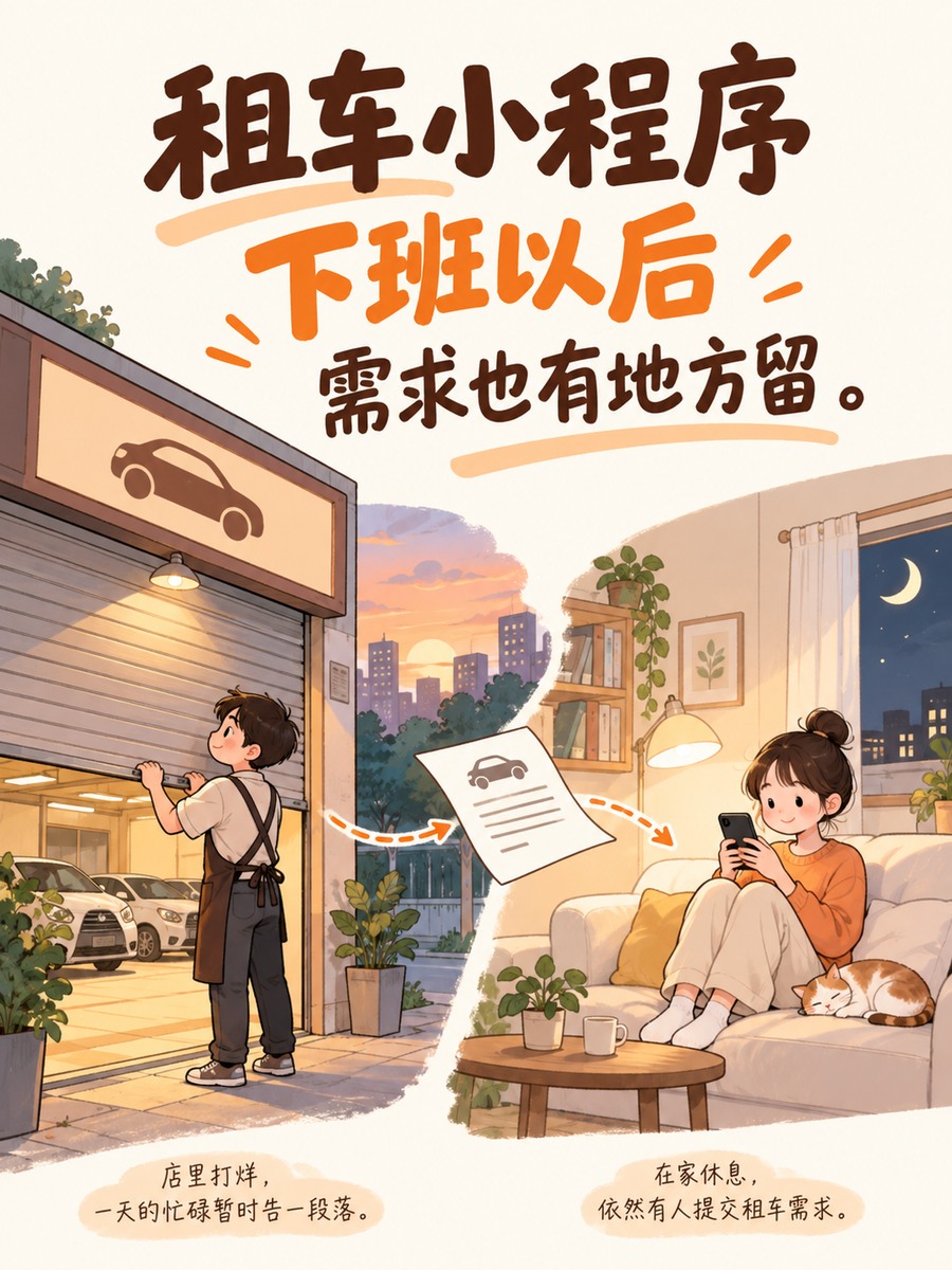 租车小程序能接住下班后的需求吗