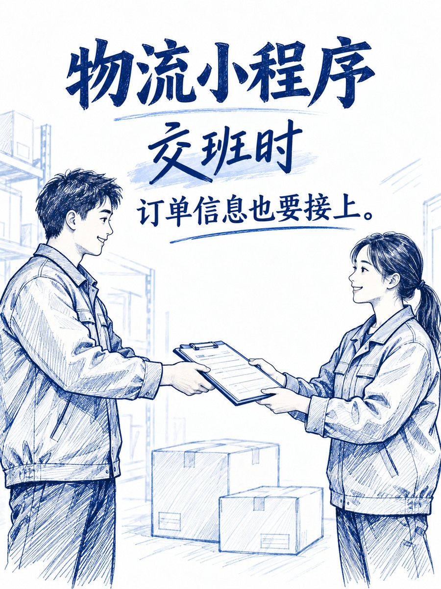 物流小程序怎样接住交班时的订单