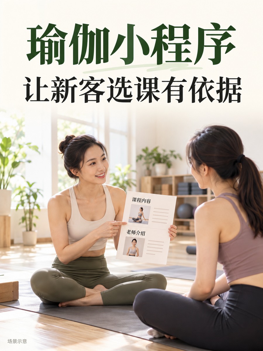 瑜伽小程序怎样帮新客找到合适的课