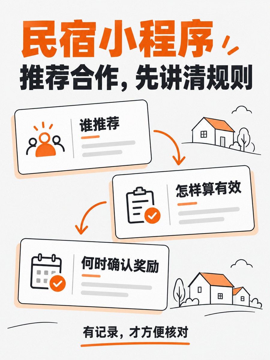 民宿推荐生意,怎样用小程序承接