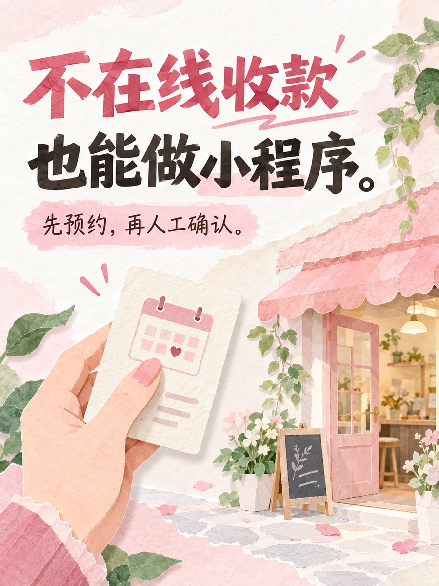 不在线收款,也值得做小程序吗