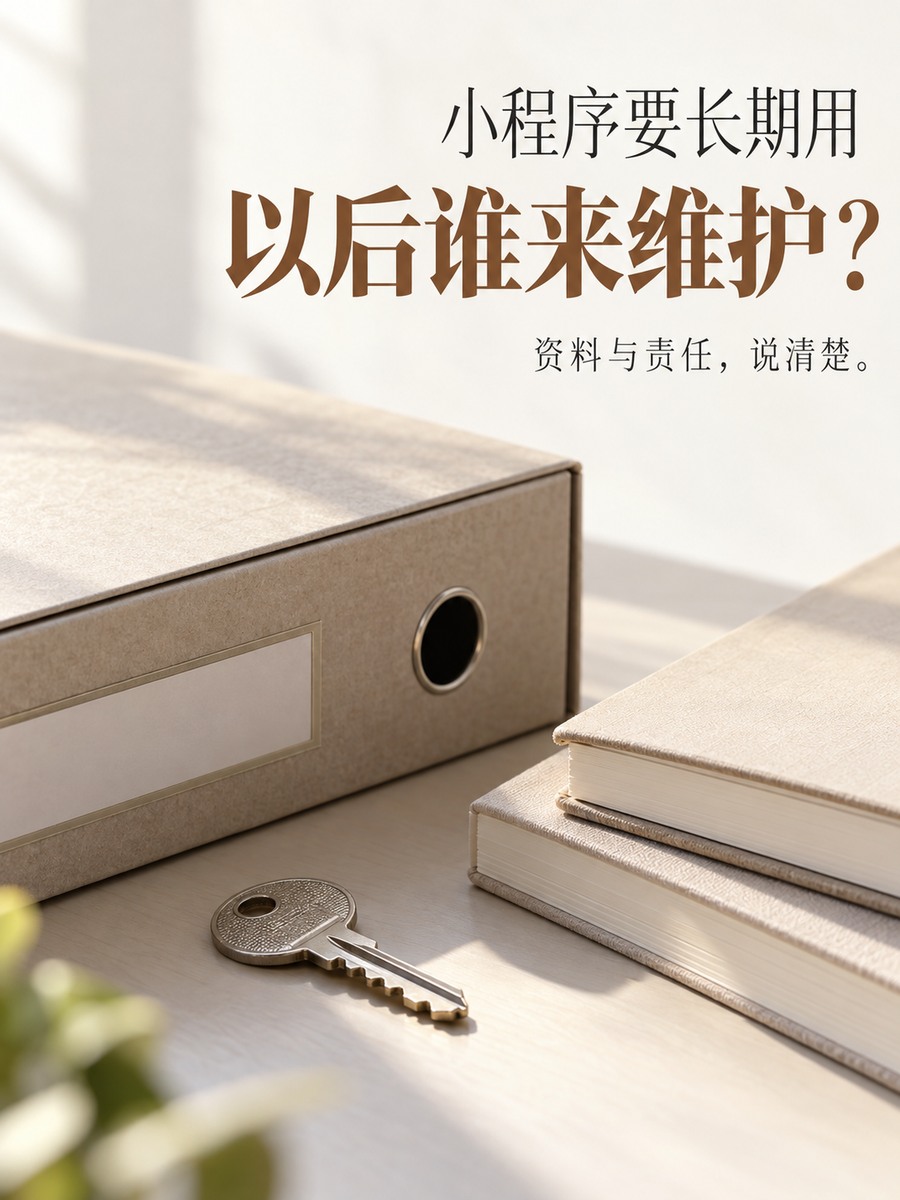 小程序换人维护,生意会受影响吗