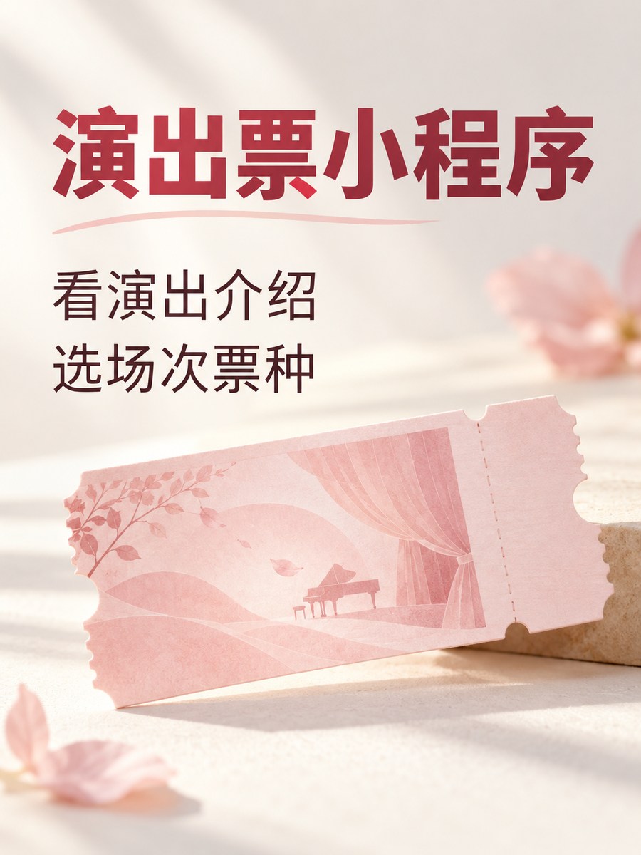 演出票小程序,介绍和买票别分两处