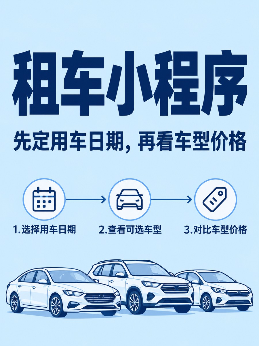 租车小程序,报价先对应哪几天