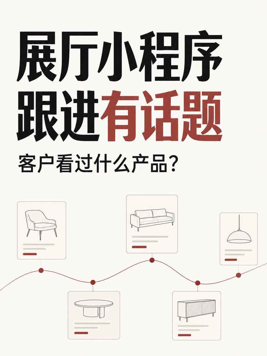 展厅小程序，客户看过什么怎么跟进