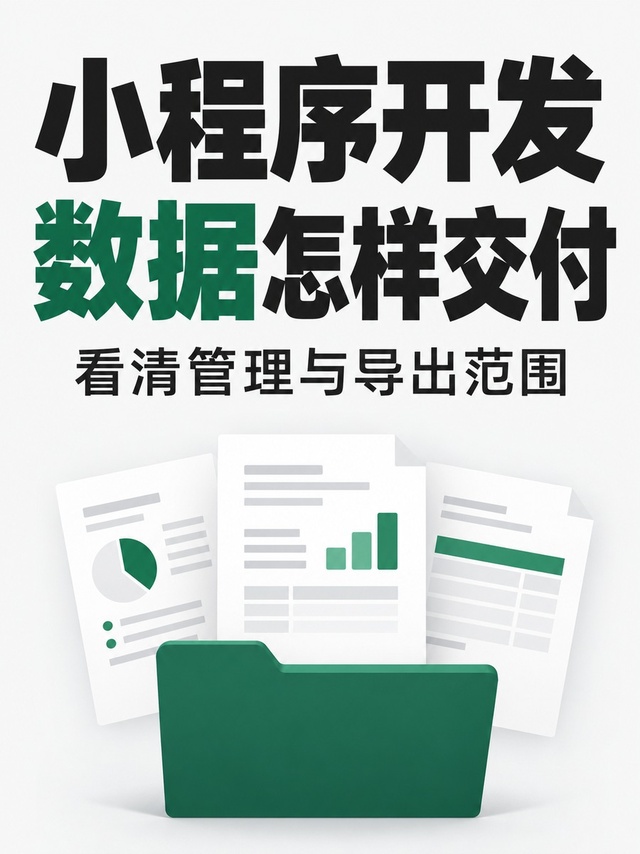 小程序开发,业务数据归谁管理