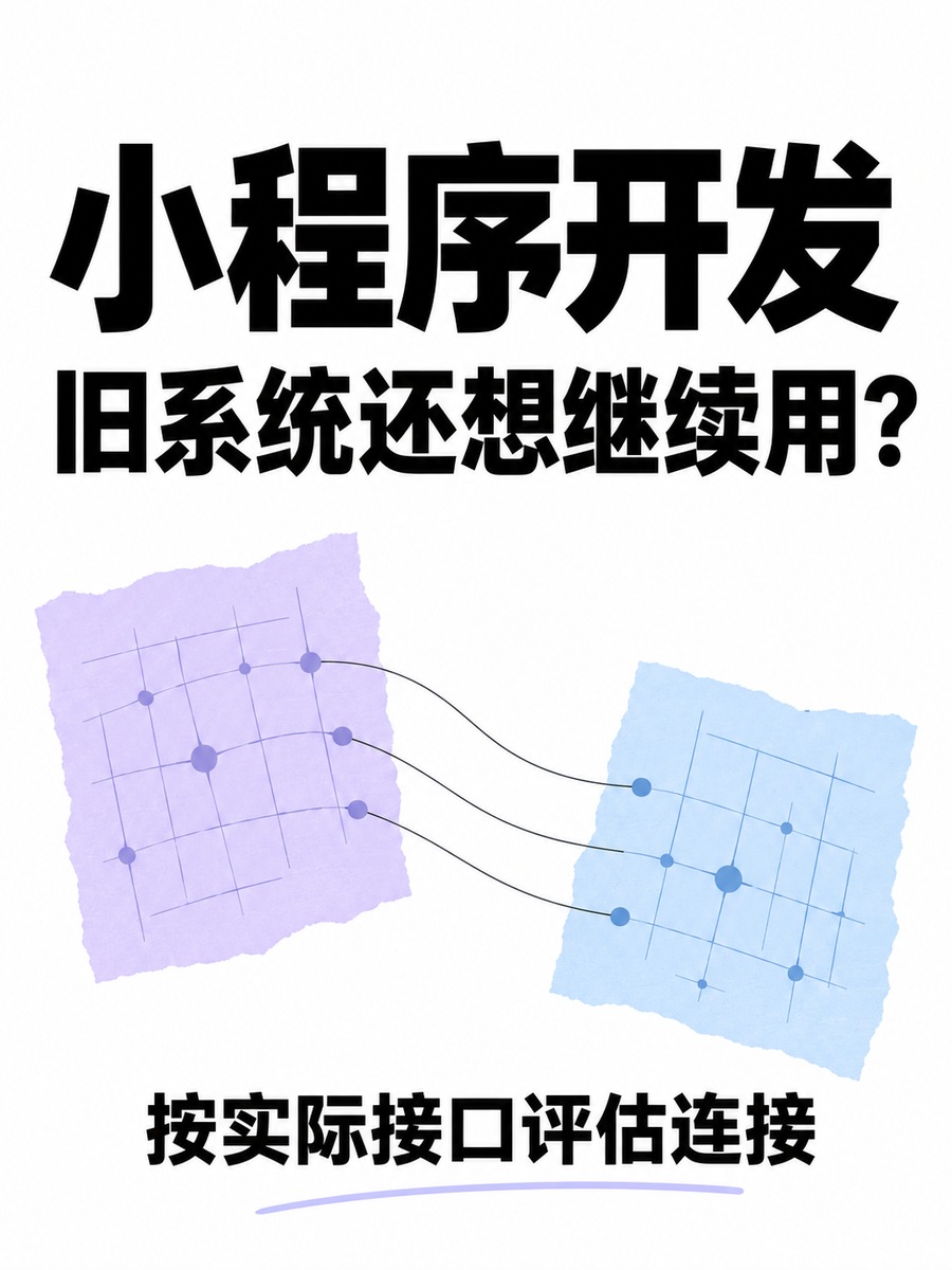 小程序开发，已有系统还能接着用吗