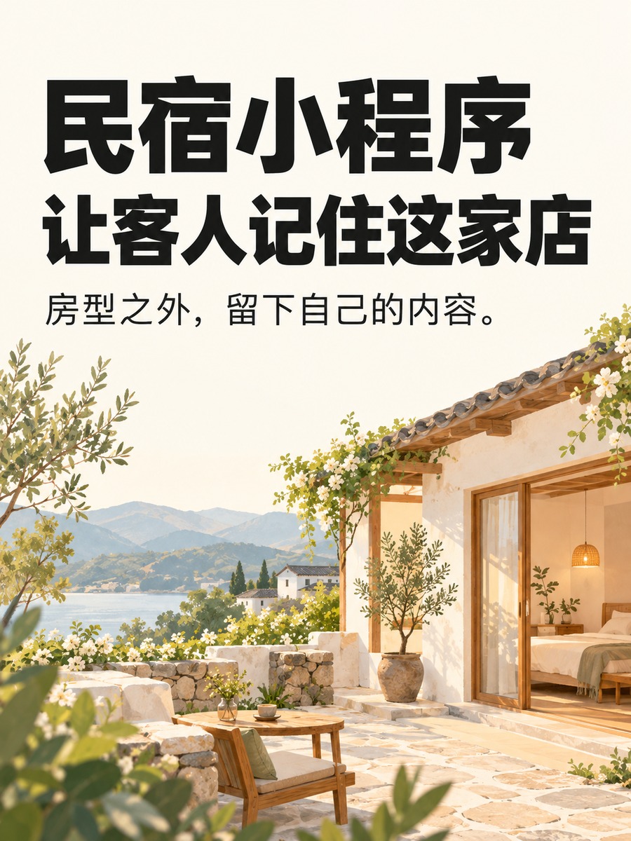 民宿小程序,别把自己做成通用酒店