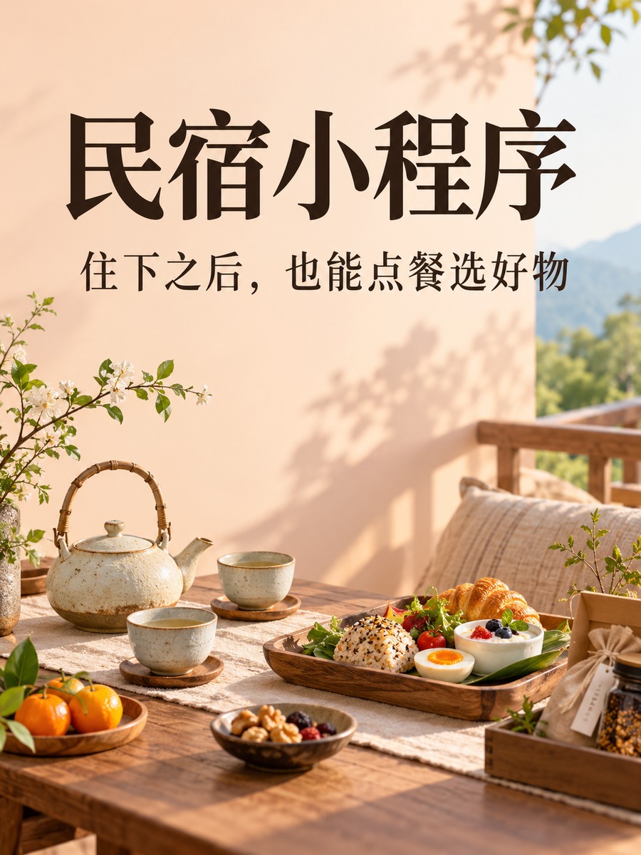 民宿小程序,住下后也能点餐