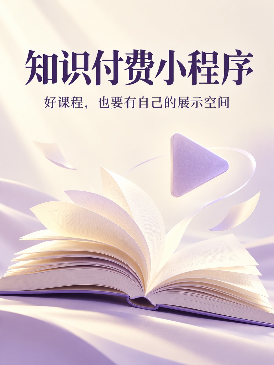 知识付费小程序,课程也要有门面