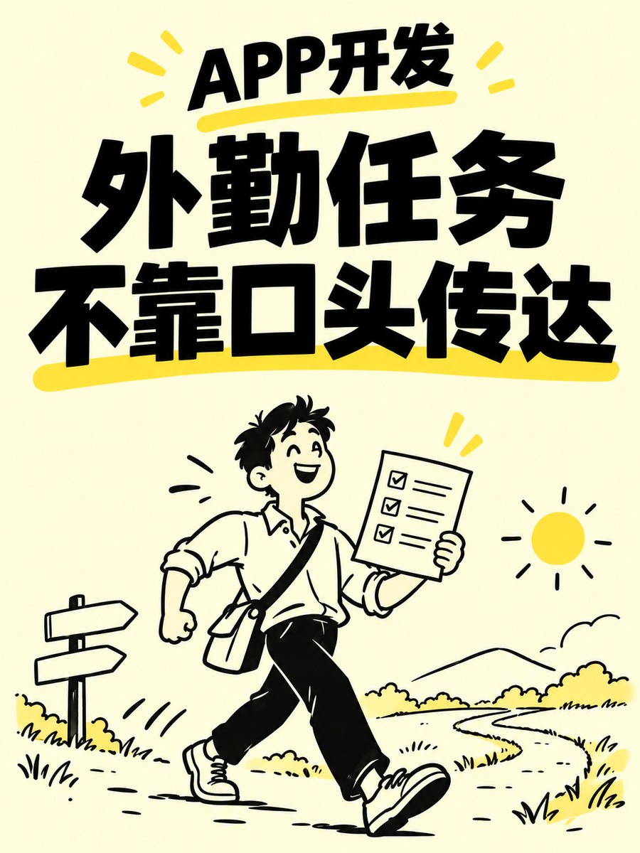 APP开发,外勤任务别只靠口头传达