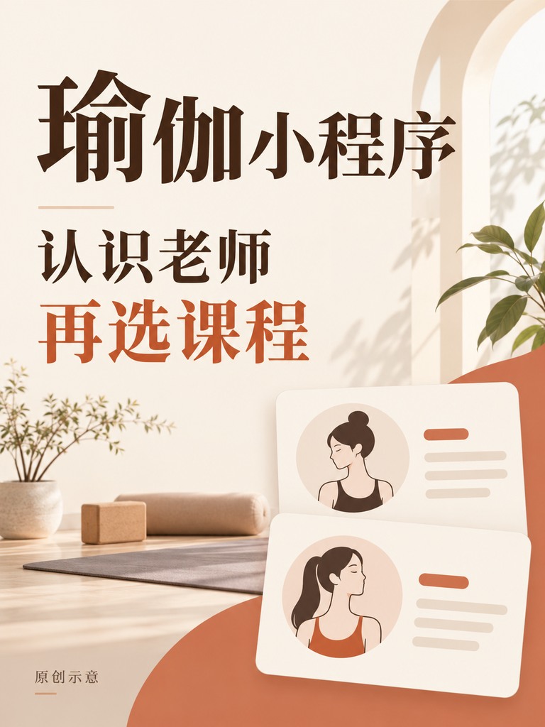 瑜伽小程序,老师介绍也能帮选课