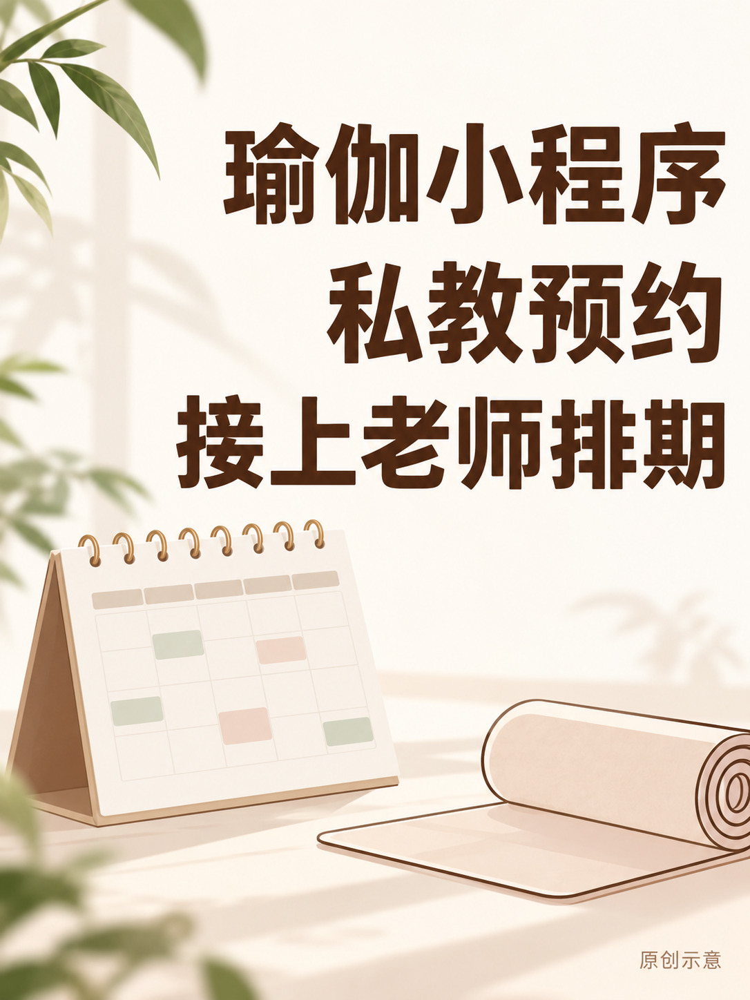 瑜伽小程序,私教时间别来回问