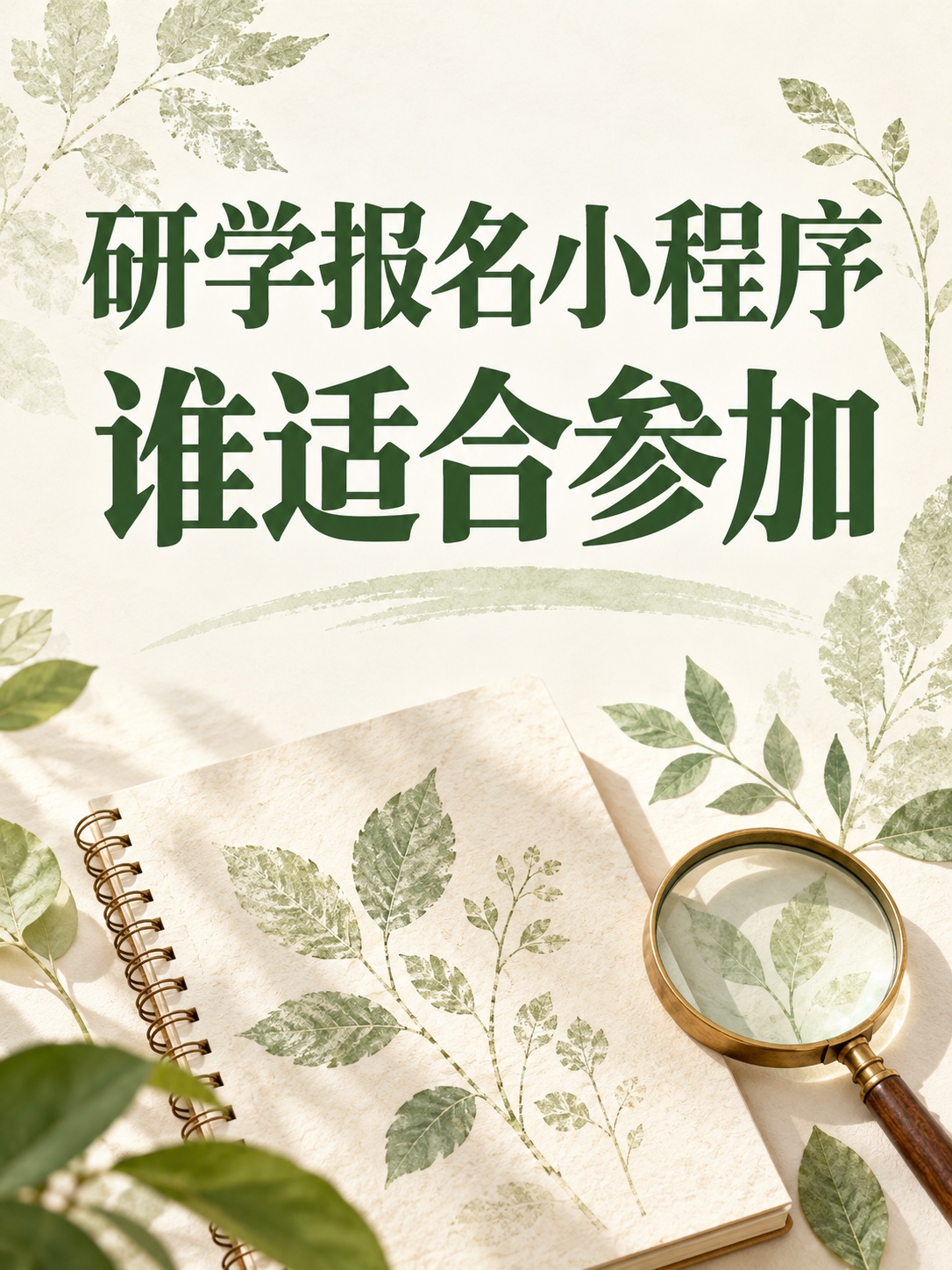 研学报名小程序，谁适合参加