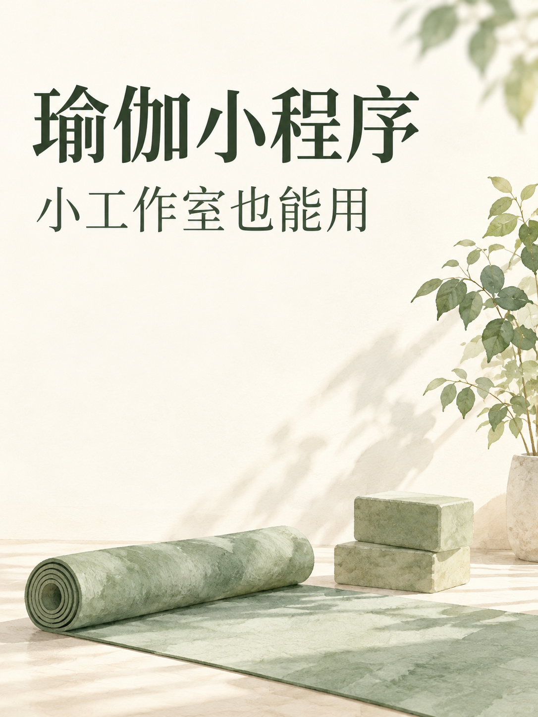 瑜伽小程序,小工作室也能用