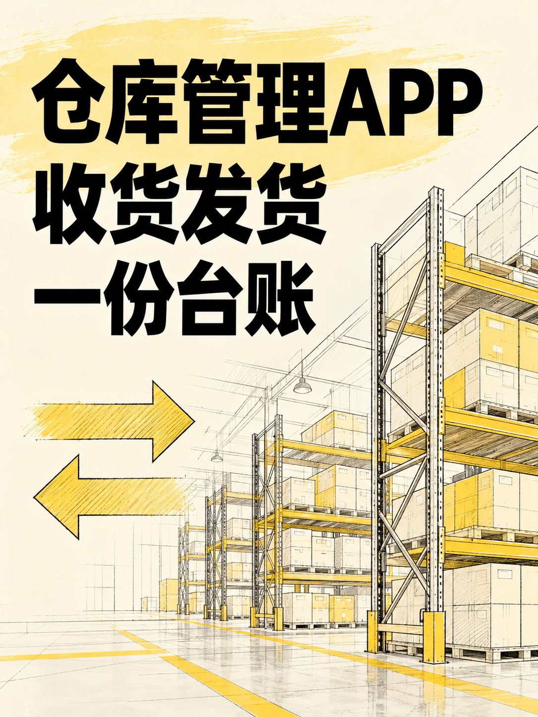 仓库管理APP,出入库有共同台账
