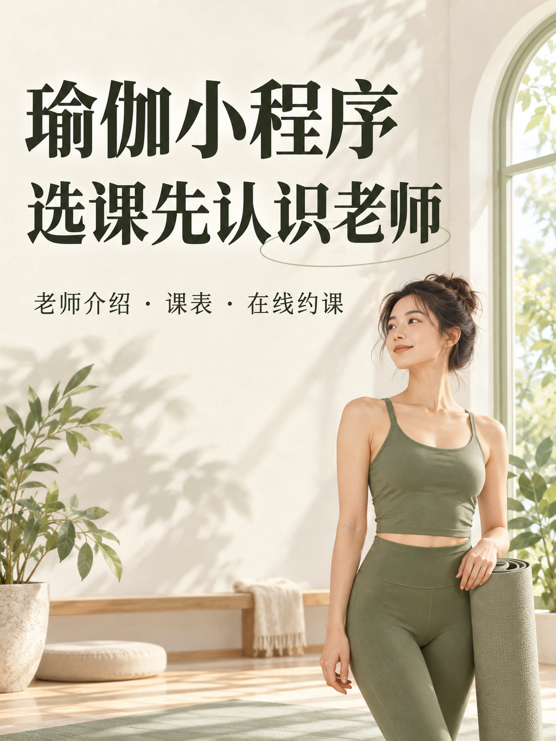瑜伽小程序,选课先认识老师