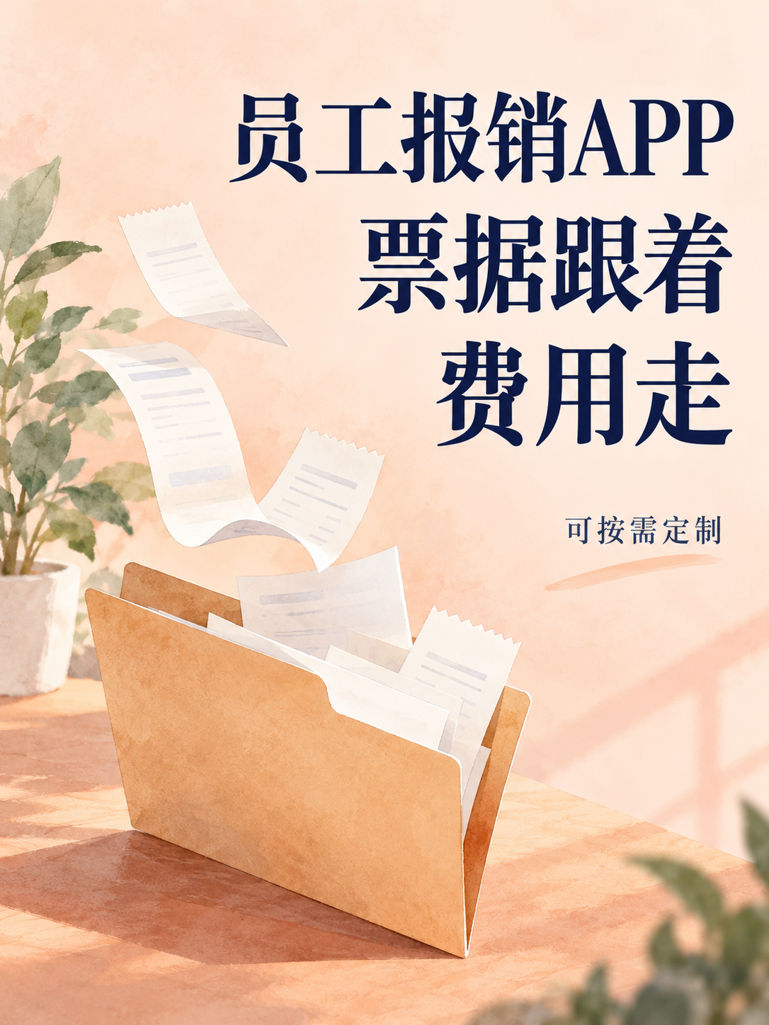 员工报销APP,票据跟着费用走
