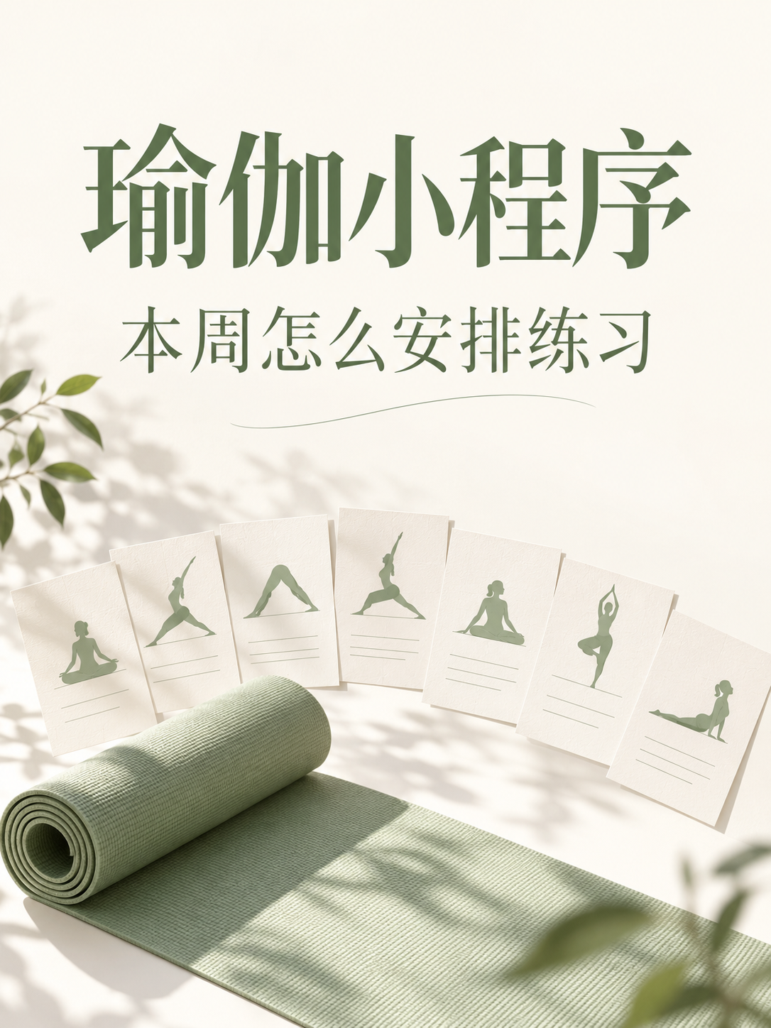 瑜伽小程序,本周练什么自己看